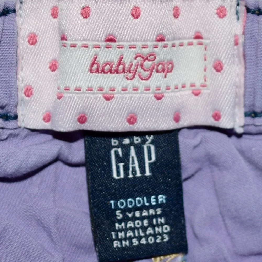 Gap Denim Jeans with Embroidered Flowers - Size 5